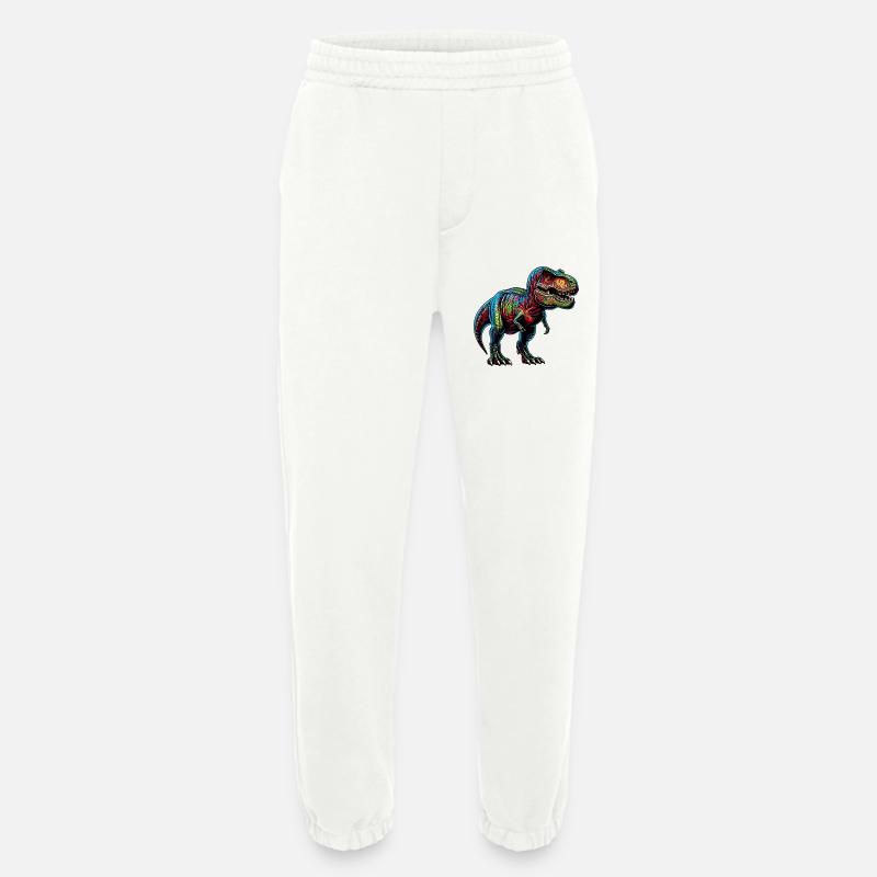 Dinosaur - Heavyweight Jogging Pants - made by SPREAD  - OFF WHITE