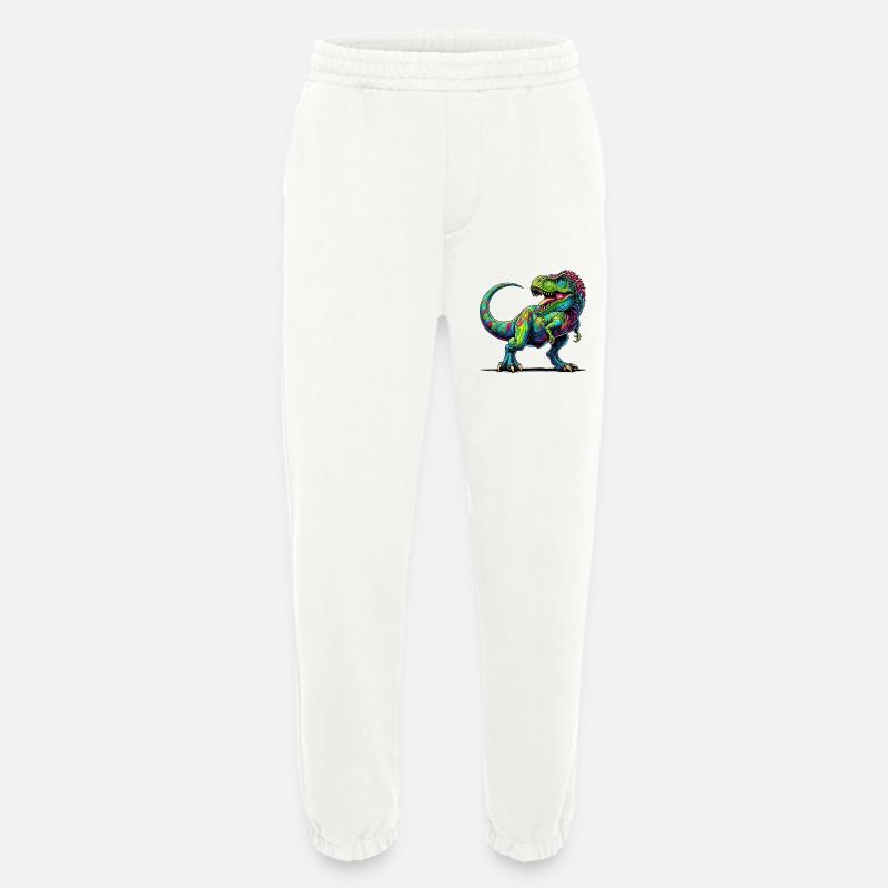 Dinosaur - Heavyweight Jogging Pants - made by SPREAD - OFF WHITE