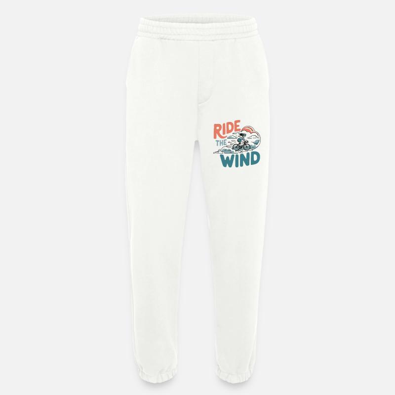 Fahren Sie mit dem Wind-Radfahrer - Heavyweight Jogginghose - made by SPREAD  - OFF WHITE