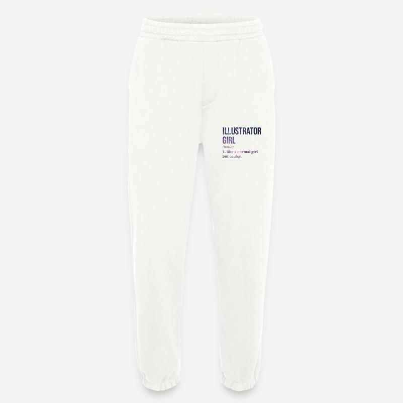 Illustrator - Heavyweight Jogginghose - made by SPREAD  - OFF WHITE