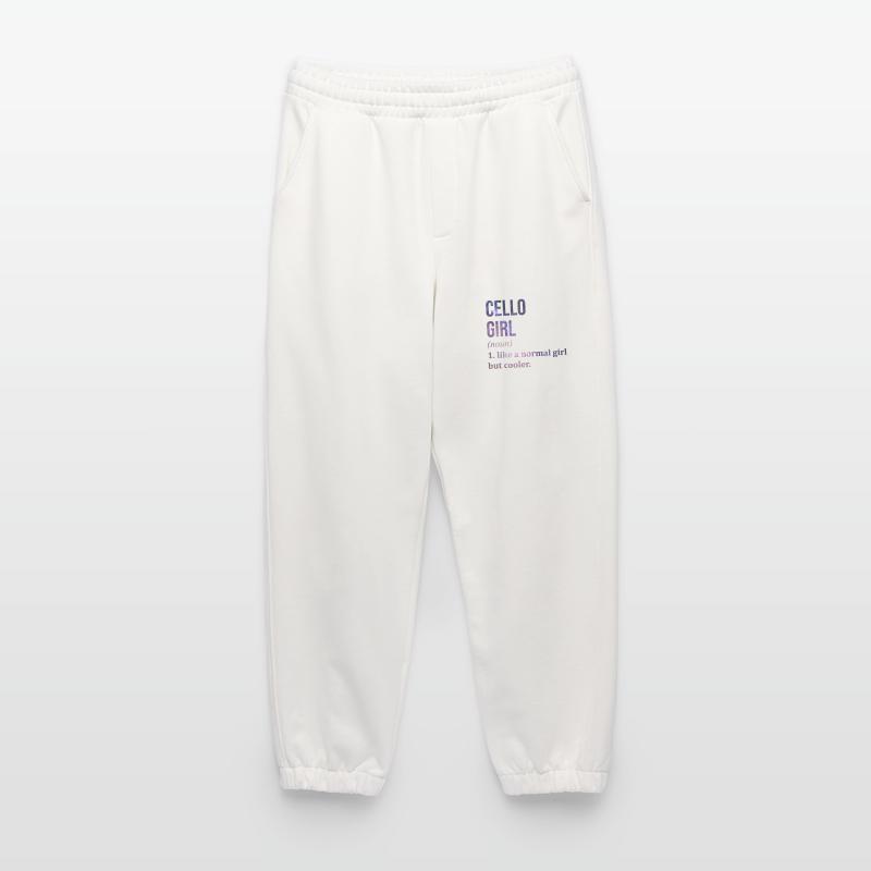 Violoncelle Violoncelle Violoncelle Pantalon de jogging bio épais fabriqué en UE