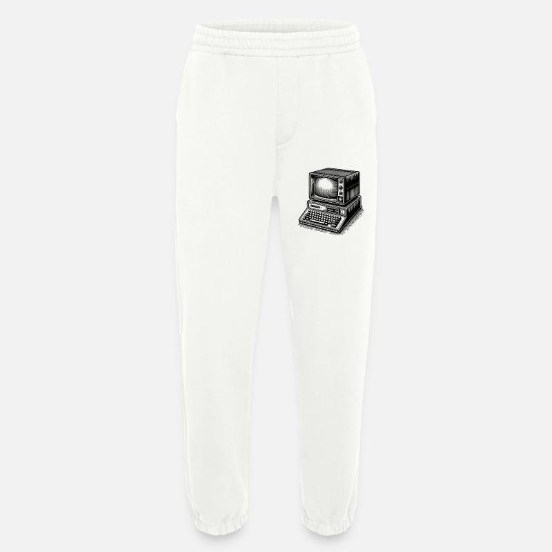 Klassischer Retro-PC - Heavyweight Jogginghose - made by SPREAD  - OFF WHITE