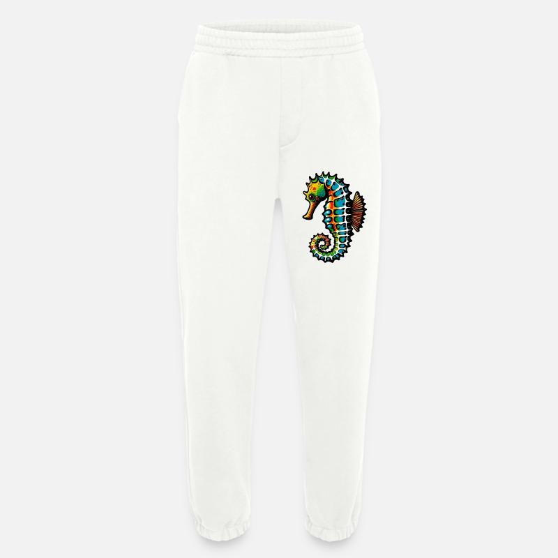 Seepferdchen - Heavyweight Jogginghose - made by SPREAD  - OFF WHITE
