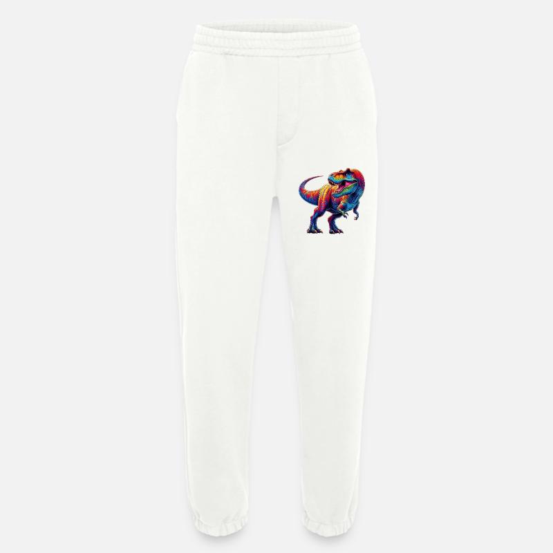 Dinosaur - Heavyweight Jogging Pants - made by SPREAD  - OFF WHITE