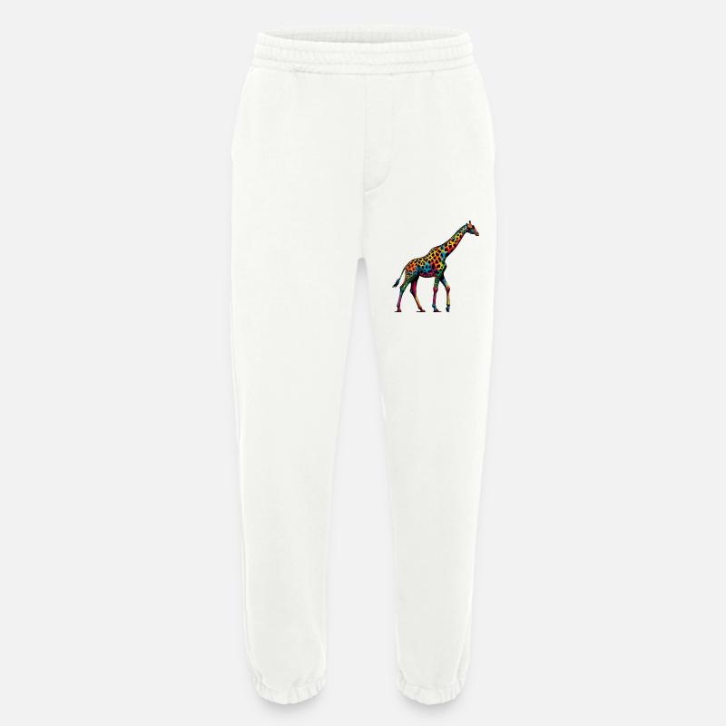 Giraffe - Heavyweight Jogginghose - made by SPREAD  - OFF WHITE