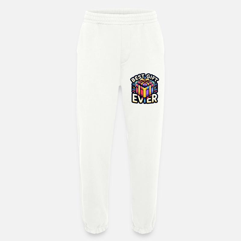 Best Gift Ever - Witzige Geschenkidee - Heavyweight Jogginghose - made by SPREAD  - OFF WHITE