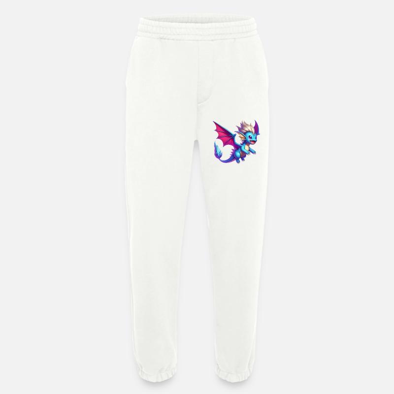 Dragon - Heavyweight Jogging Pants - made by SPREAD  - OFF WHITE
