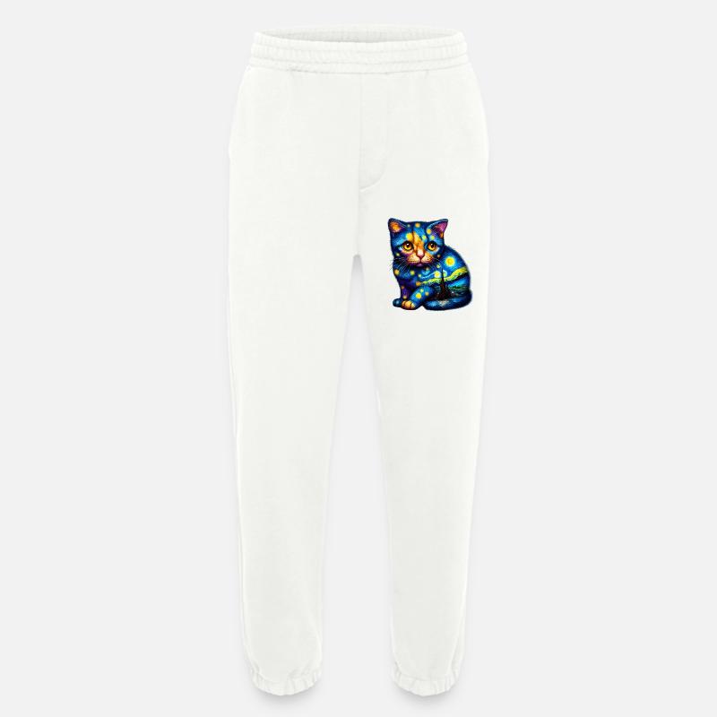 Katze - Heavyweight Jogginghose - made by SPREAD - OFF WHITE