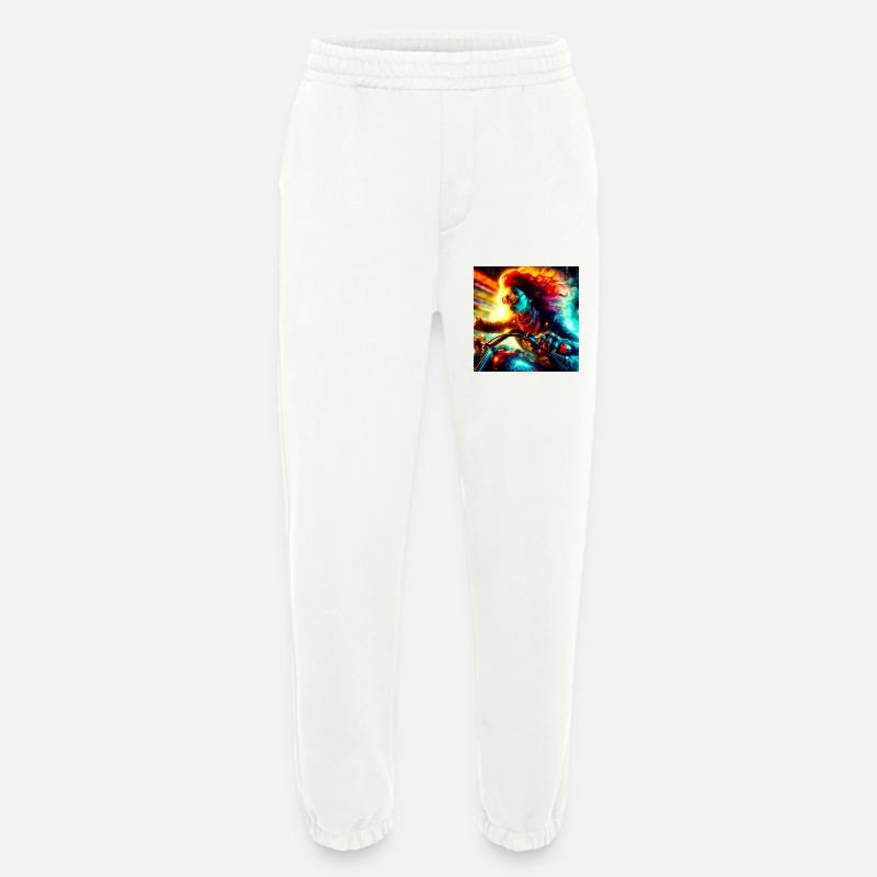 Cyberpunk Motorrad - Heavyweight Jogginghose - made by SPREAD  - OFF WHITE