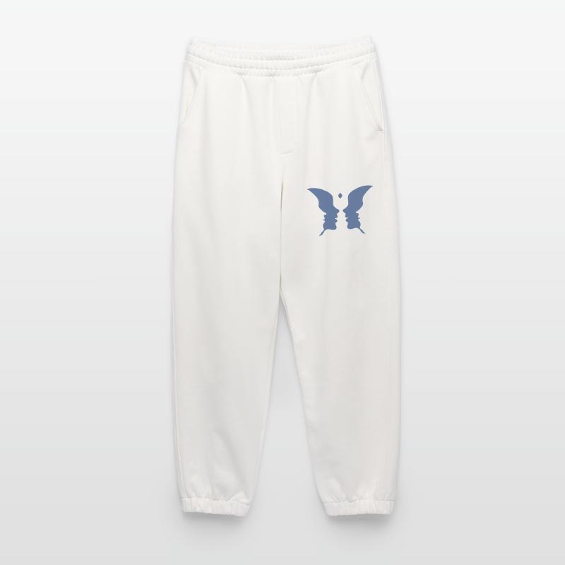 Küssende Gesichter oder ein Schmetterling Heavyweight Jogginghose - made by SPREAD 