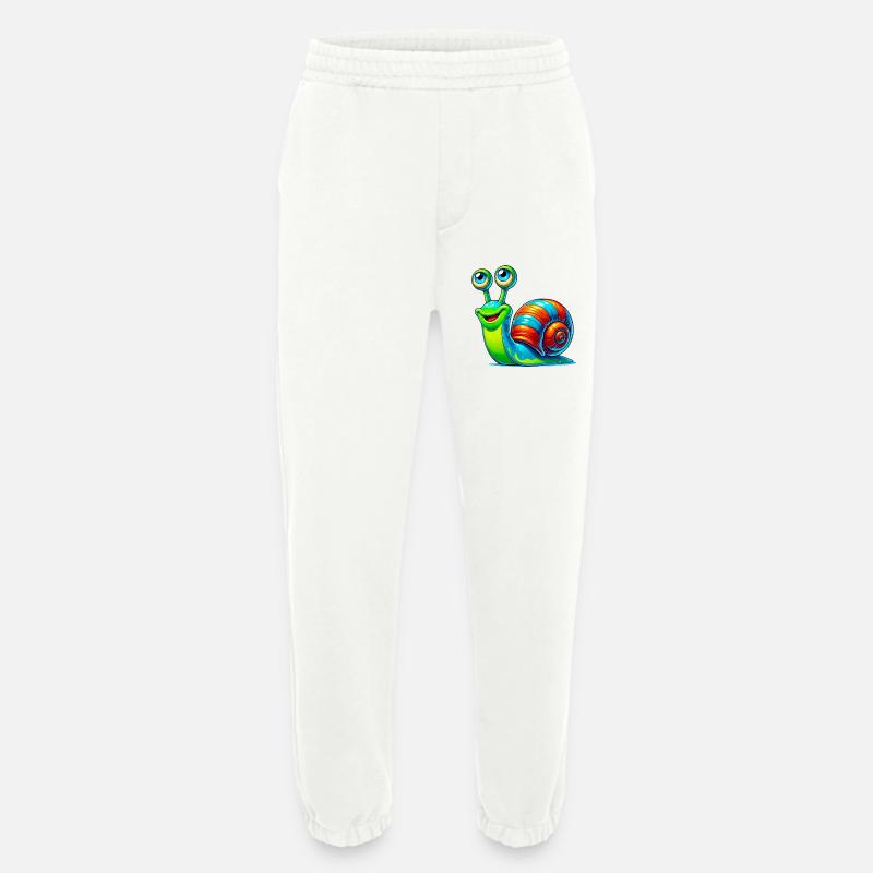 Snail - Heavyweight Jogging Pants - made by SPREAD  - OFF WHITE