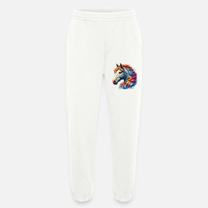 Pferd - Heavyweight Jogginghose - made by SPREAD  - OFF WHITE
