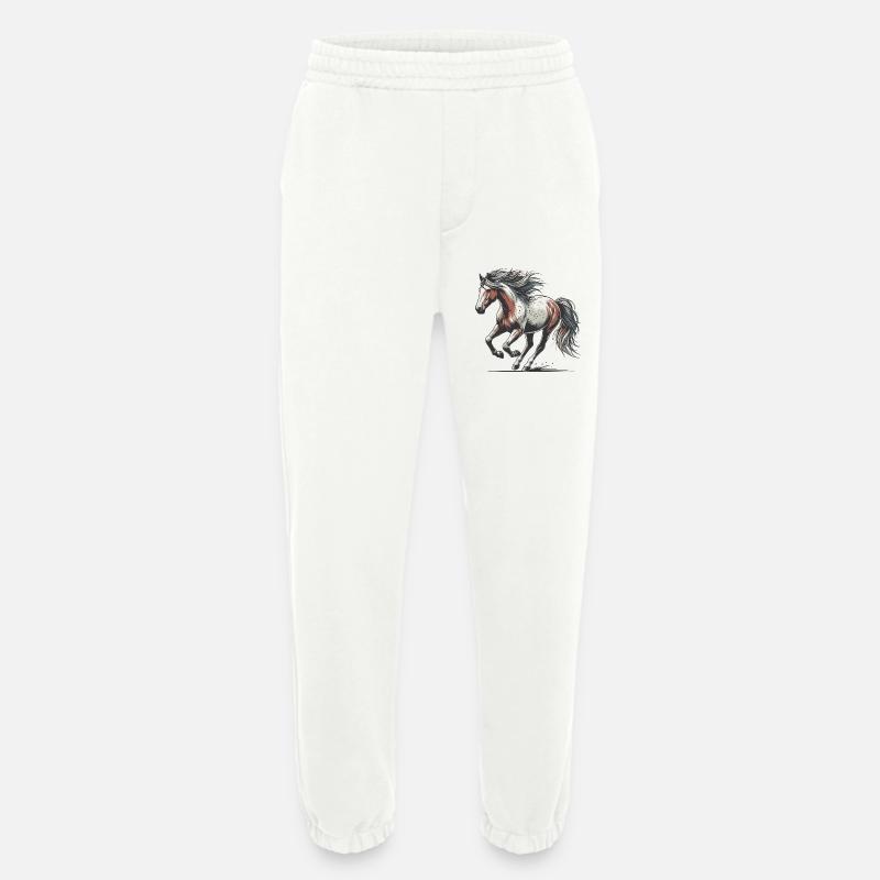 Pferd - Heavyweight Jogginghose - made by SPREAD  - OFF WHITE