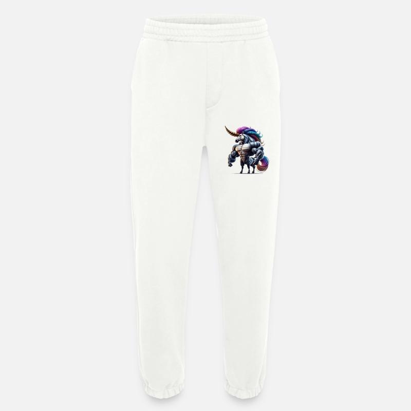Super Unicorn - Heavyweight Jogging Pants - made by SPREAD - OFF WHITE