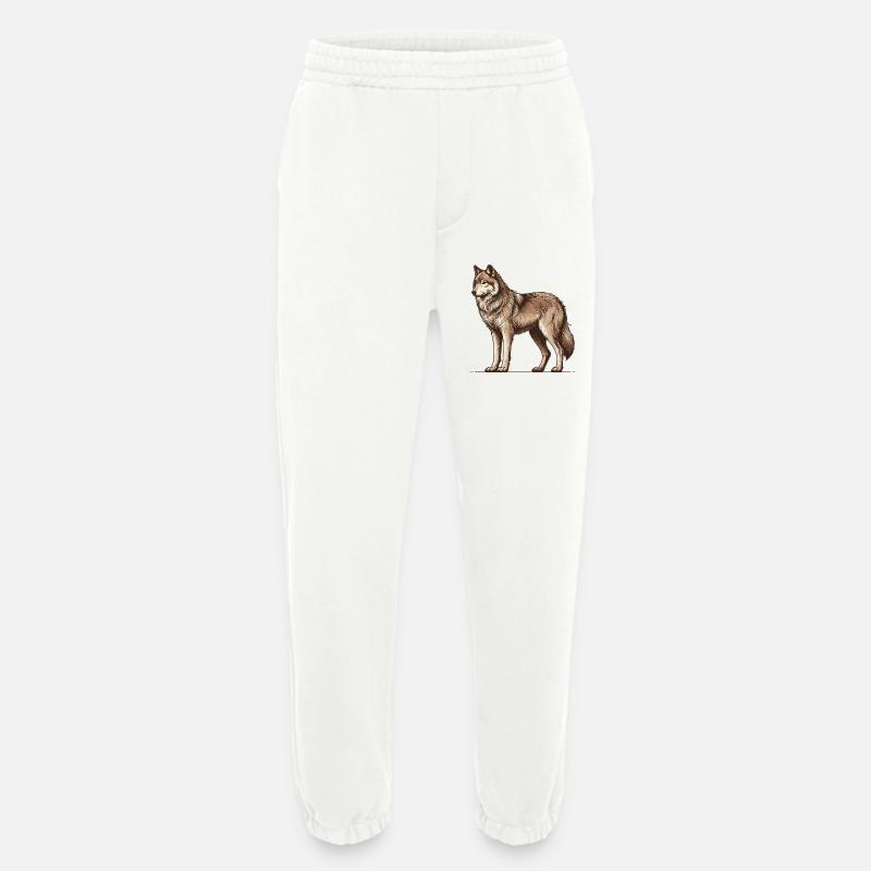 Wolf - Heavyweight Jogginghose - made by SPREAD  - OFF WHITE