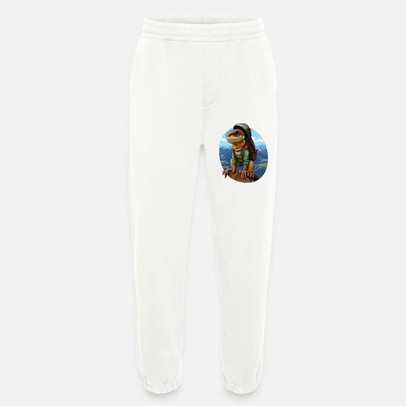 Eidechsen Bergsteiger / Wandern Eidechse - Heavyweight Jogginghose - made by SPREAD  - OFF WHITE