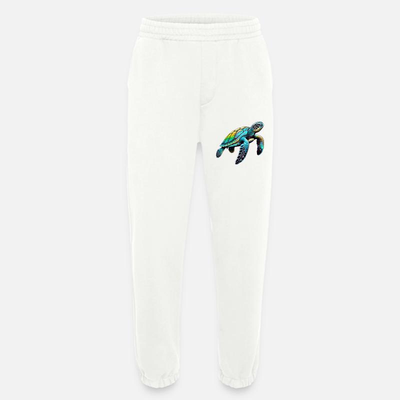 Turtle - Heavyweight Jogging Pants - made by SPREAD  - OFF WHITE