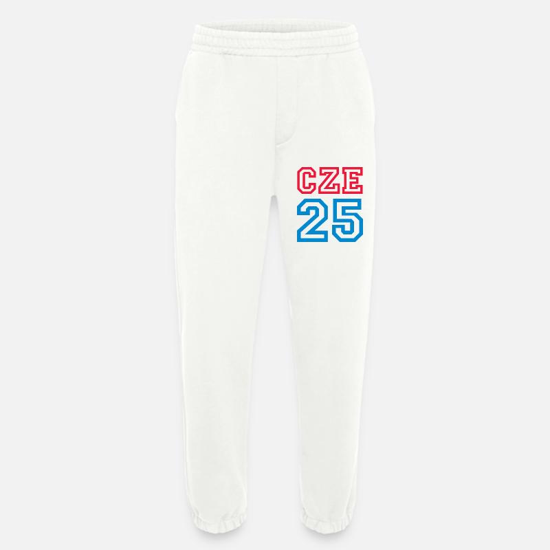 TSCHECHIEN Czech Republic - Heavyweight Jogginghose - made by SPREAD  - OFF WHITE