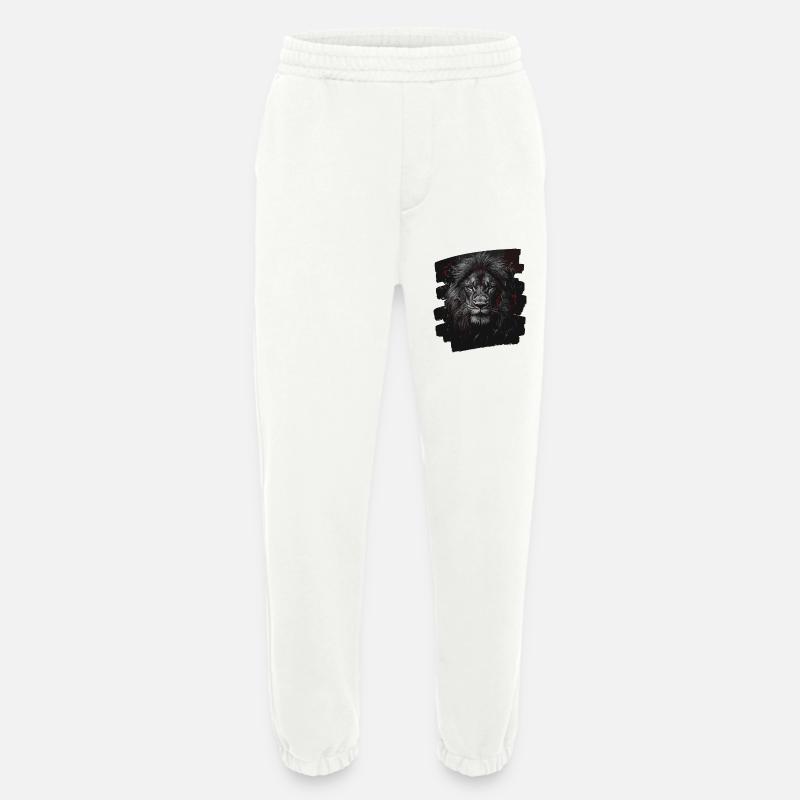 Löwe Retro - Heavyweight Jogginghose - made by SPREAD  - OFF WHITE