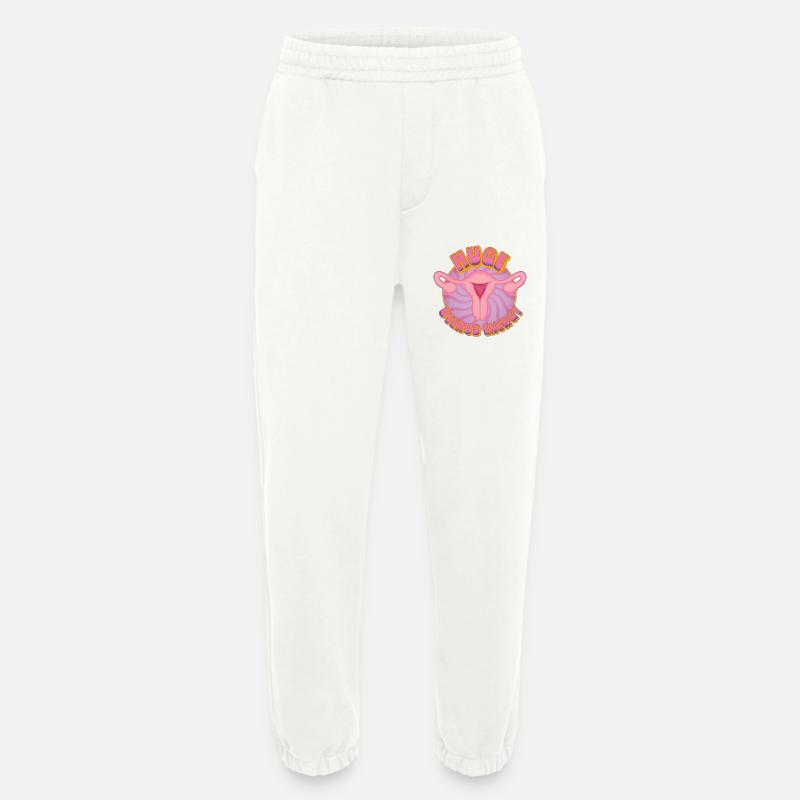 Huge Uterus Energy – Power & Empowerment - Heavyweight Jogginghose - made by SPREAD  - OFF WHITE
