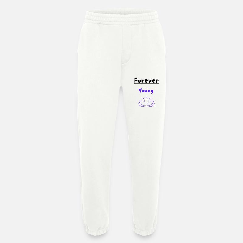 Forever young - Heavyweight Jogginghose - made by SPREAD  - OFF WHITE