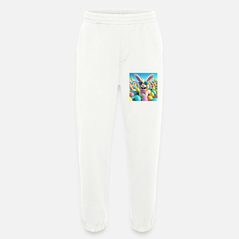 Easter, Happy Easter, Easter - Heavyweight Jogging Pants - made by SPREAD  - OFF WHITE