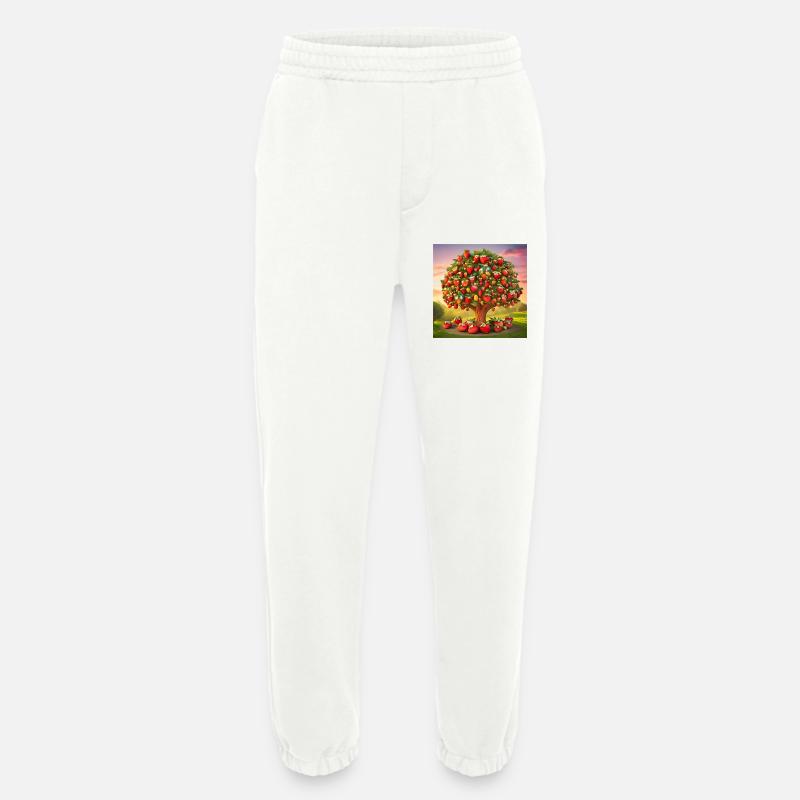 Erdbeere, Obst, ich liebe Erdbeeren - Heavyweight Jogginghose - made by SPREAD  - OFF WHITE