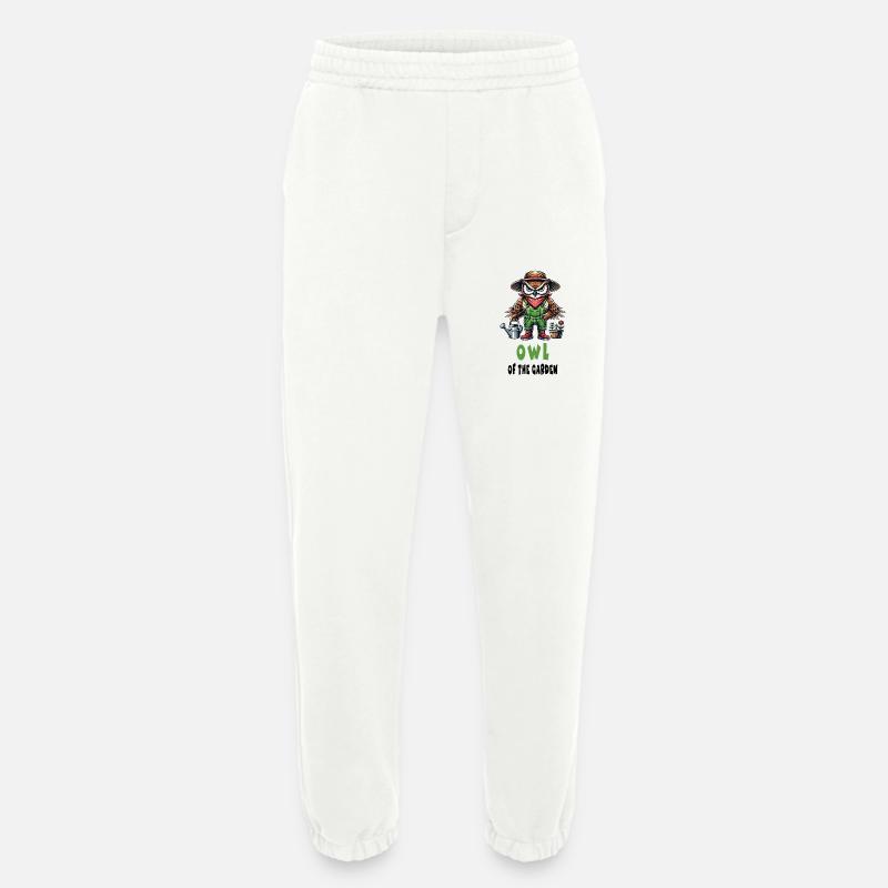 Eule des Gartens Design - Heavyweight Jogginghose - made by SPREAD  - OFF WHITE