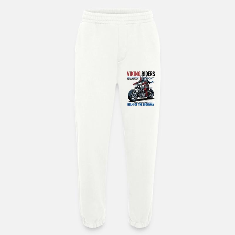 Wikinger Biker - Heavyweight Jogginghose - made by SPREAD  - OFF WHITE