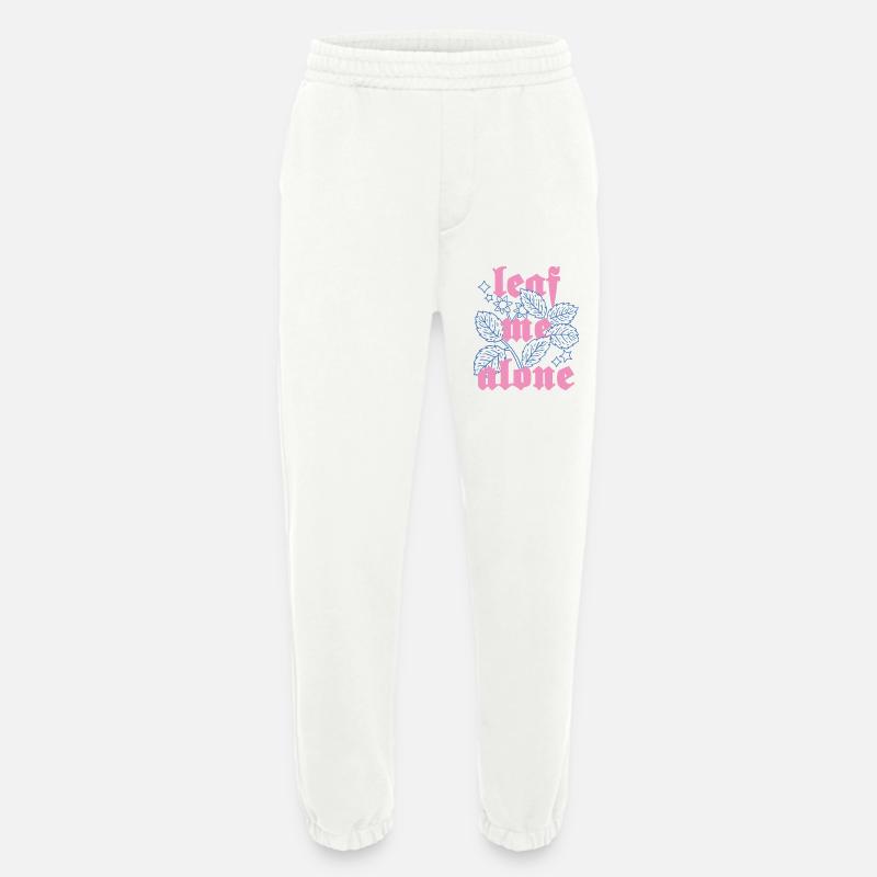 Leaf Me Alone – Botanik mit Attitüde - Heavyweight Jogginghose - made by SPREAD  - OFF WHITE