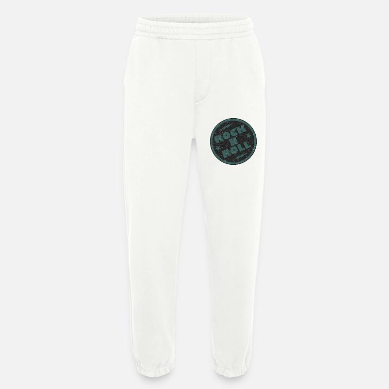 Retro Rock and Roll Abzeichen Design - Heavyweight Jogginghose - made by SPREAD  - OFF WHITE