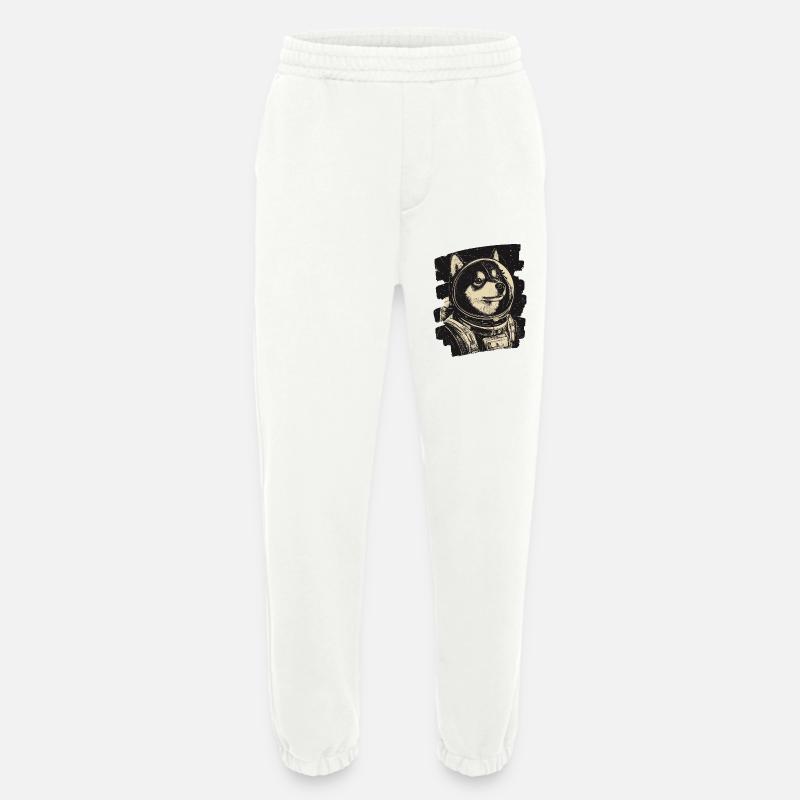 Husky Astronaut - Heavyweight Jogginghose - made by SPREAD  - OFF WHITE