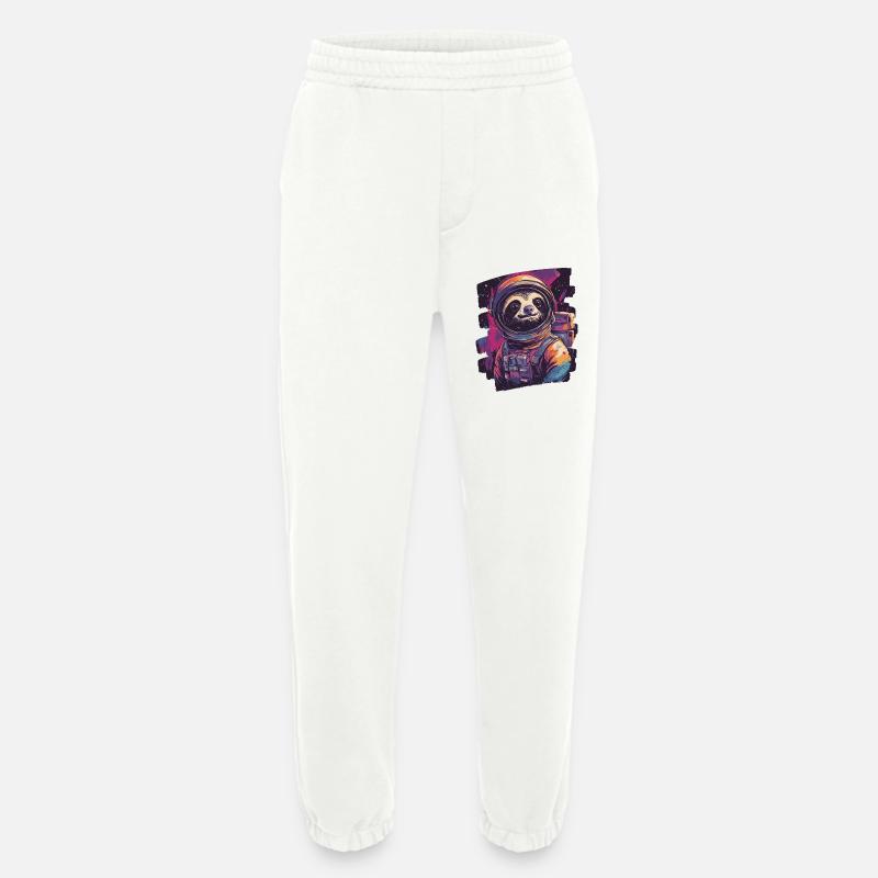 Faultier Astronaut - Heavyweight Jogginghose - made by SPREAD  - OFF WHITE