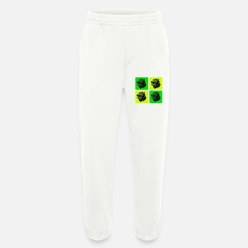 Hippo mit Sonnenbrille - Heavyweight Jogginghose - made by SPREAD  - OFF WHITE