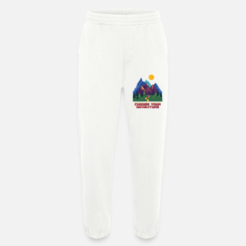 Retro Gaming Abenteuer - Heavyweight Jogginghose - made by SPREAD  - OFF WHITE