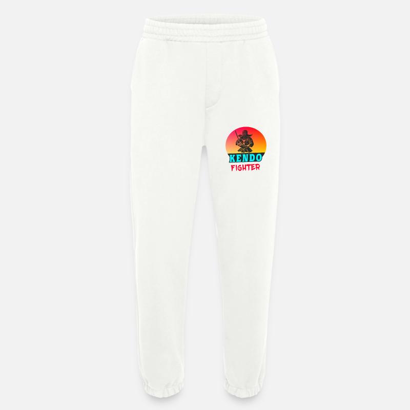 Kendo Fighter – Samurai Style - Heavyweight Jogginghose - made by SPREAD  - OFF WHITE