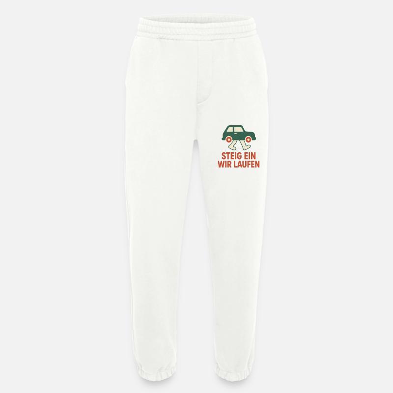Steig ein, wir laufen - Heavyweight Jogginghose - made by SPREAD - OFF WHITE