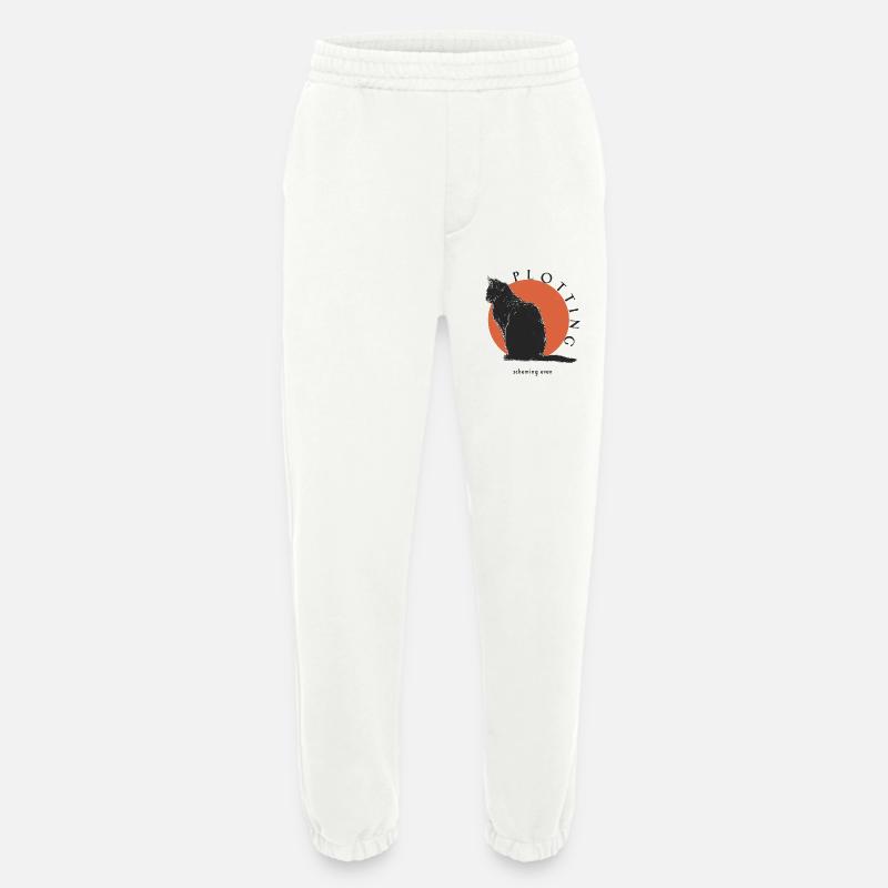 PLOTTING - Heavyweight Jogging Pants - made by SPREAD  - OFF WHITE