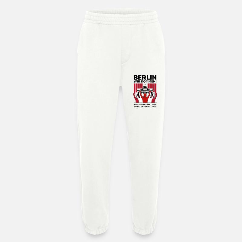 Stuttgart Berlin Finale – Berlin wir kommen! - Heavyweight Jogginghose - made by SPREAD  - OFF WHITE