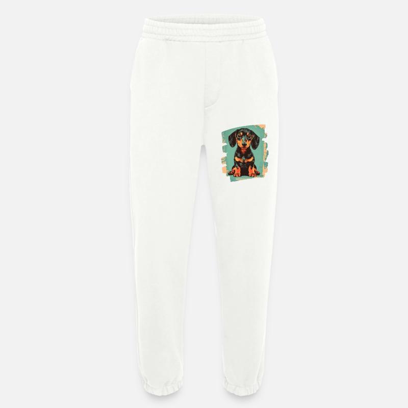 Dackel Dachshund - Heavyweight Jogginghose - made by SPREAD  - OFF WHITE
