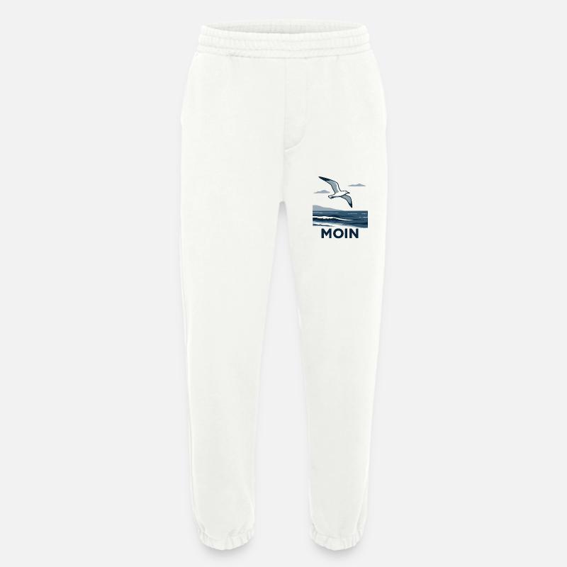 Moin Möwe - Heavyweight Jogginghose - made by SPREAD  - OFF WHITE