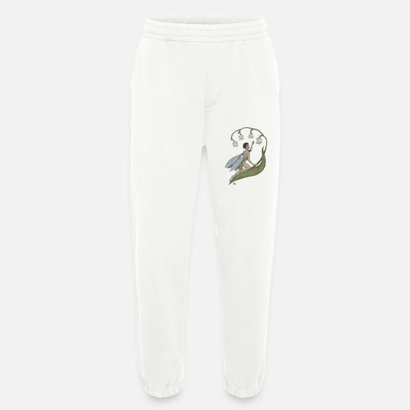 Pixie mit Maiglöckchen - Heavyweight Jogginghose - made by SPREAD - OFF WHITE
