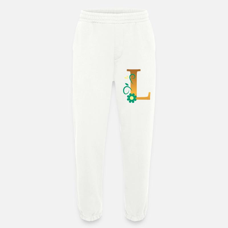 L - Heavyweight Jogginghose - made by SPREAD  - OFF WHITE