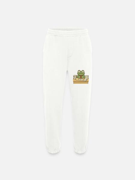 Business Frog - Heavyweight Jogging Pants - made by SPREAD - OFF WHITE