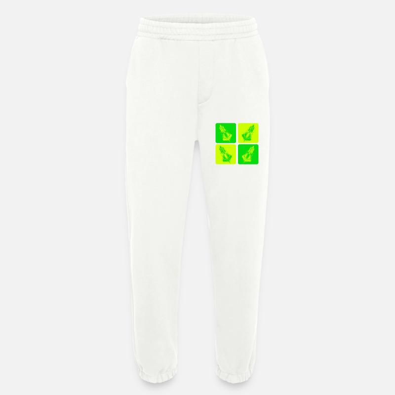 Conception de l’espace - Pantalon de jogging bio épais fabriqué en UE - OFF WHITE