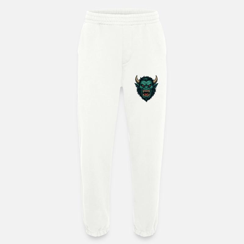 Dämonisches Wyrmgesicht - Heavyweight Jogginghose - made by SPREAD  - OFF WHITE