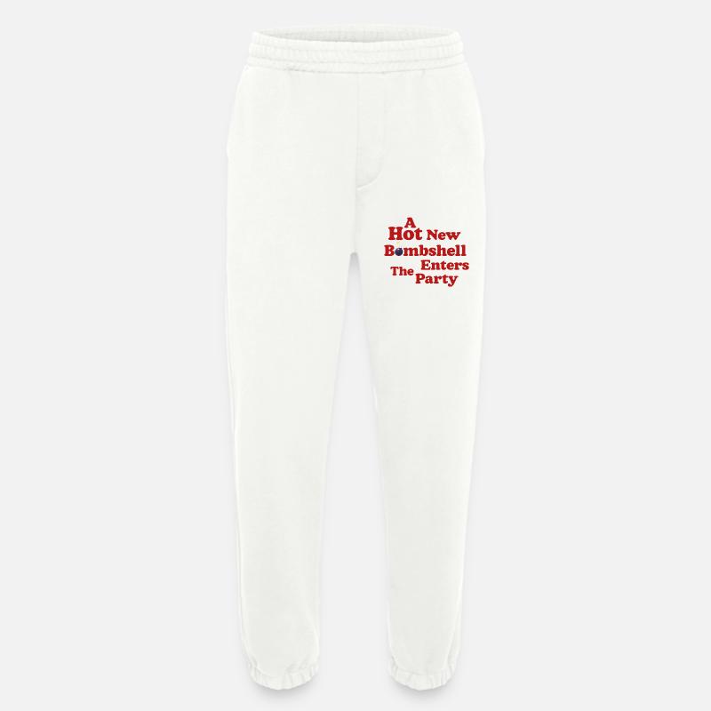 Bombshell Enters the Party - Heavyweight Jogginghose - made by SPREAD  - OFF WHITE