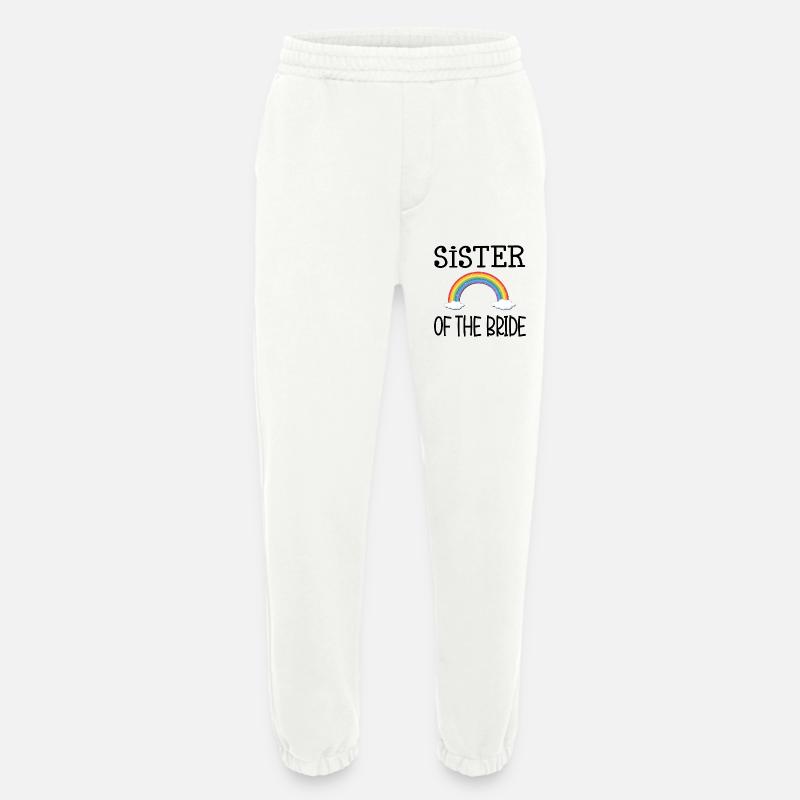 REGENBOGENSCHWESTER DER BRAUT - Heavyweight Jogginghose - made by SPREAD  - OFF WHITE