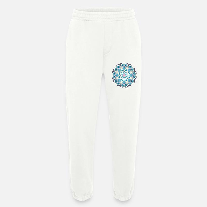 Beach day Mandala - Heavyweight Jogginghose - made by SPREAD  - OFF WHITE