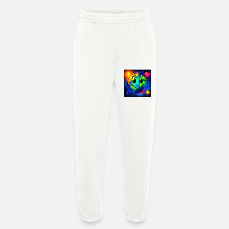 Farbige Glückserde im Neon-Universum - Heavyweight Jogginghose - made by SPREAD  - OFF WHITE